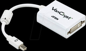 VC960-AT DisplayPort adapter, mini DP plug to DVI socket