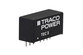 Przetwornica DC-DC, 3W, Uwe 4,5 → 13,2 V DC, Uwy 3.3V dc, Iwy 700mA, TRACOPOWER