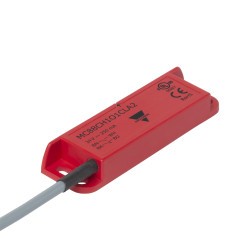 Safety magnetic sensor, rectangular