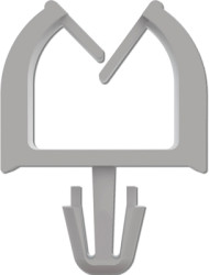 Mounting base, PA, natural, (L x W x H) 9.1 x 4 x 10.5 mm, 9668AA00