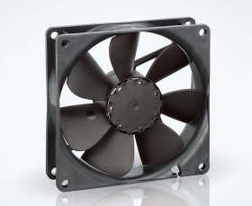 Wentylator osiowy 24 V DC DC 92 x 92 x 25mm 2.3W 84m³/h 32dB IP20 96mA