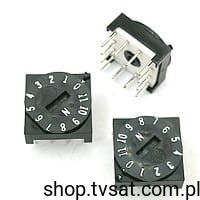 ROTARY-SWITCH-12-POS Rotary Switch 12Posit THT CTCSEMICON