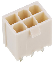 Wtyk PCB 6-pinowe raster: 4.2mm 2-rzędowe Molex Przewlekany 8.0A 600.0 V.