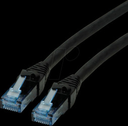 21152757 Patch cable Cat. 6a UTP, LSOH, black, 10 m