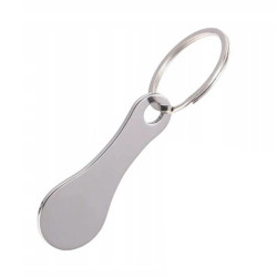 Żeton do wózka sklepowego - metalowy brelok - mini moneta