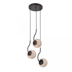 Lampa wisząca Hook czarna 3xE27 Light Prestige