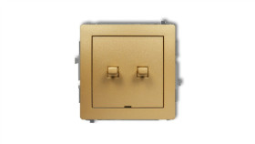 Deco Przycisk Żaluzjowy W Stylu Amerykańskim Złoty 29Dwpus-8