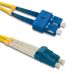 Qoltec Patchcord światłowodowy SC/UPC - LC/UPC Singlemode 9/125 G652D Duplex 5m