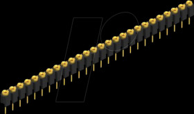 MK 01 26 G Socket, 1-row, 1 x 26 - 2.54 mm