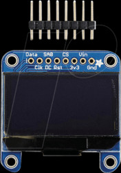 938 Developer Boards - Display OLED, 1.3", 128x64 Pixel, SSD1306