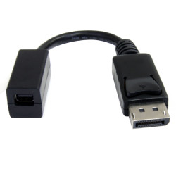 Kabel DisplayPort długość 150mm DisplayPort na Mini DisplayPort B: Złącze DP (Display Port) Mini męskie A: Display Port