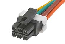 Kabel przewód-płytka, Micro-Fit TPA, 600 V, 5 A, raster: 3mm, 150mm, Okrągły, Cyna