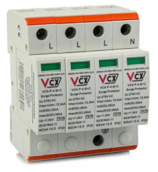 Ogranicznik przepięć Typ T1+T2 4P 12,5kA 1,5kV PRO VCXBC4P125KA