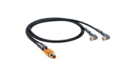 Kabel Konfekcjonowany-Rozdzielacz Obustronny Złącza M12 Męskie 2X M8 Żeńskie...