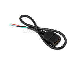 Waveshare MX1.25 4Pin To USB Cable, USB Type-A Female Port, Approx. 30cm Total Length