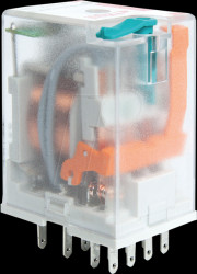 R4N-2014-23-5230-WT Monostable industrial relay, THT, 0.005 A, 4 changeover contacts