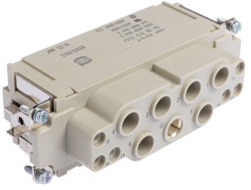 Wkładka złącza dużej mocy 13-pinowe HARTING 100A Żeński Proste