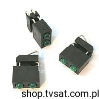 26-43.0034000 LED 3mm Green in Case SMD GROTE&amp;HART