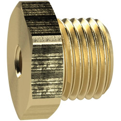 Reducer piece, L 11 mm, 25 bar, brass, for pipe systems, 134471