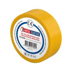 Taśma izolacyjna elektroizolacyjna PVC 19mmx9m żółta HOROZ