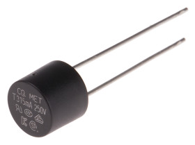 Bezpiecznik nieresetowalny 315mA 250V RS PRO SB Termoplastyczne 35 A przy 250 V AC rozstaw 5.08mm