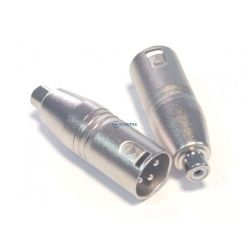 XLR wtyk/ RCA gniazdo