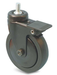 Koło samonastawne średnica kabla 50mm Kołek gwintowany Guitel Hervieu 40kg wysokość całkowita 69mm