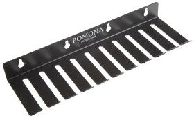 Uchwyt do kabli laboratoryjnych, Uchwyt przewodu testowego, gniazda: 10, Czarny