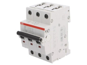 Wyłącznik nadprądowy, 230/400VAC, Prąd znamionowy: 6A, 3-biegunowy 2CDS253001R0064