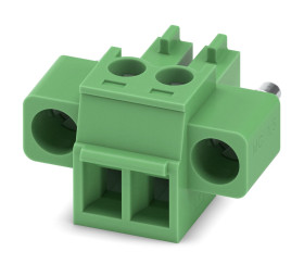 Wtykowy blok zaciskowy 2-żyłowe Phoenix Contact rozmiar żyły 28 → 16 PCB Poliamid, cyna Śruba
