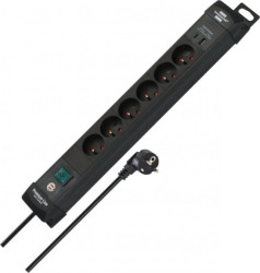 Listwa zasilająca Premium-Line z 6 gniazdami i USB-C PD 30W + USB-A 18W 1951164608