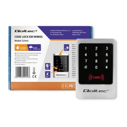 Qoltec Zamek szyfrowy MIMAS z czytnikiem RFID kod karta brelok dzwonek IP68 EM