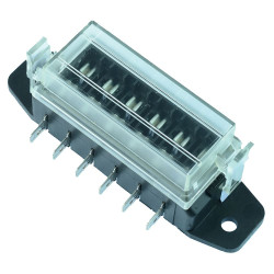 6 Way Standard Blade Fuse Holder Box - Side Terminals