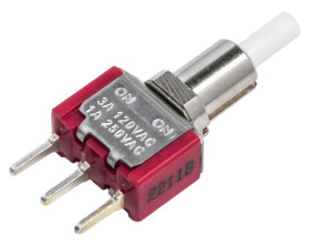 Nasadka przełącznika Zatrzaskowy SPDT średnica wycięcia 6.35mm, montaż PCB RS PRO