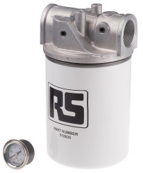 Hydrauliczny filtr spin-on, 10μm, 95L/min, BSP 1-1/4 (filtr), G 1-1/4 (element), 12 barów