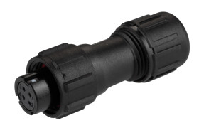 Złącze wielostykowe przemysłowe 4-pinowe Montaż na kablu Wtyczka RS PRO