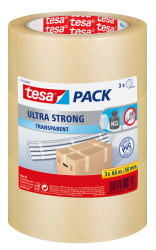 Taśma opakowaniowa szerokość: 66mm Przezroczysty Tesa Guma syntetyczna