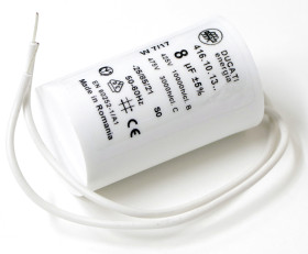 Kondensator foliowy 8μF 450V ac Ducati Energia Polipropylenowe Wtykowe ±5