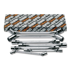 Zestaw kluczy nasadowych, 6 x 7 mm, 8 x 9 mm, 10 x 11 mm, 12 x 13 mm, 14 x 15 mm, 16 x 17 mm, 18 x 19 mm, 20 x 22 mm,