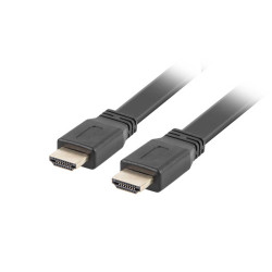 Kabel HDMI 2.0, 4K, płaski, długość 0.5m