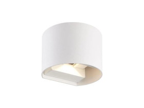 LED line LITE Kinkiet zewnętrzny LED aluminium 2x3W 4000K IP54 biały CILINDER 3 lata gwar.