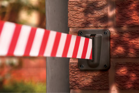 Bariera ochronna Klipsy do bariery wysokość bariery 100mm Czarny