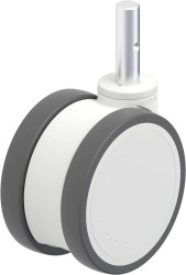 Blickle 872845 LKD-PATH 125K-ZA51 Podwójna rolka z tworzywa sztucznego Średnica koła: 125 mm Maksymalne obciążenie: 125