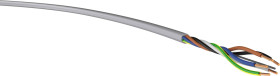 Przewód zasilania VER YSLY-JB 5x 4 Tr.500, YSLY-JB, 5 x 4 mm², szary, 1 m