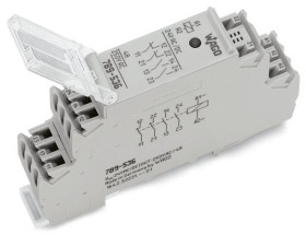 Moduł przekaźnika 24V ac/dc WAGO 4A Szyna DIN bieguny 4