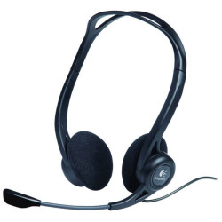 Logitech 981-000100 PC 960 On-ear headset Stereo Black Noise cancelling