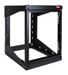 Szafa serwerowa, 12U, Stal, 4-słupowa, Czarny, 706mm