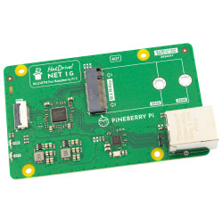 Adapter PCIe do Raspberry Pi 5 na dyski NVME 2230 2242 Gigabit Ethernet Pineberry Pi HatDrive! Net 1G