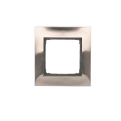 SIMON54 inox metal DR1/61 Ramka 1-krotna