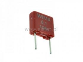 Kond. poliestr metaliz. 100nF 100V 10